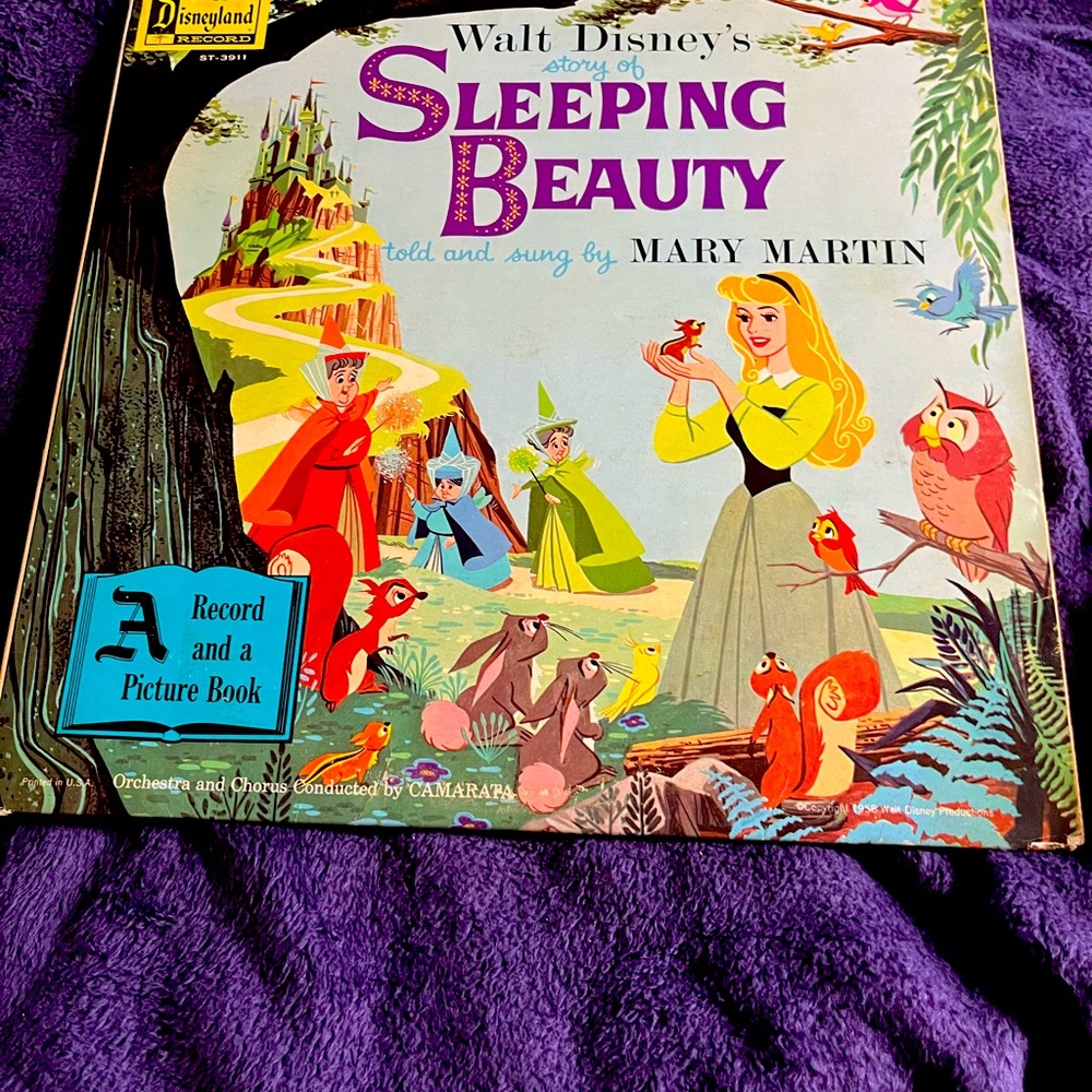 Disney story book with album
